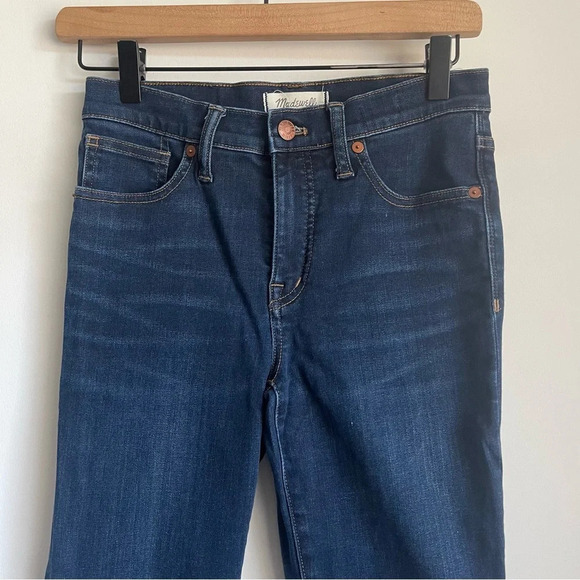 Madewell 9” high rise skinny blue jeans size 26 - Picture 3 of 11